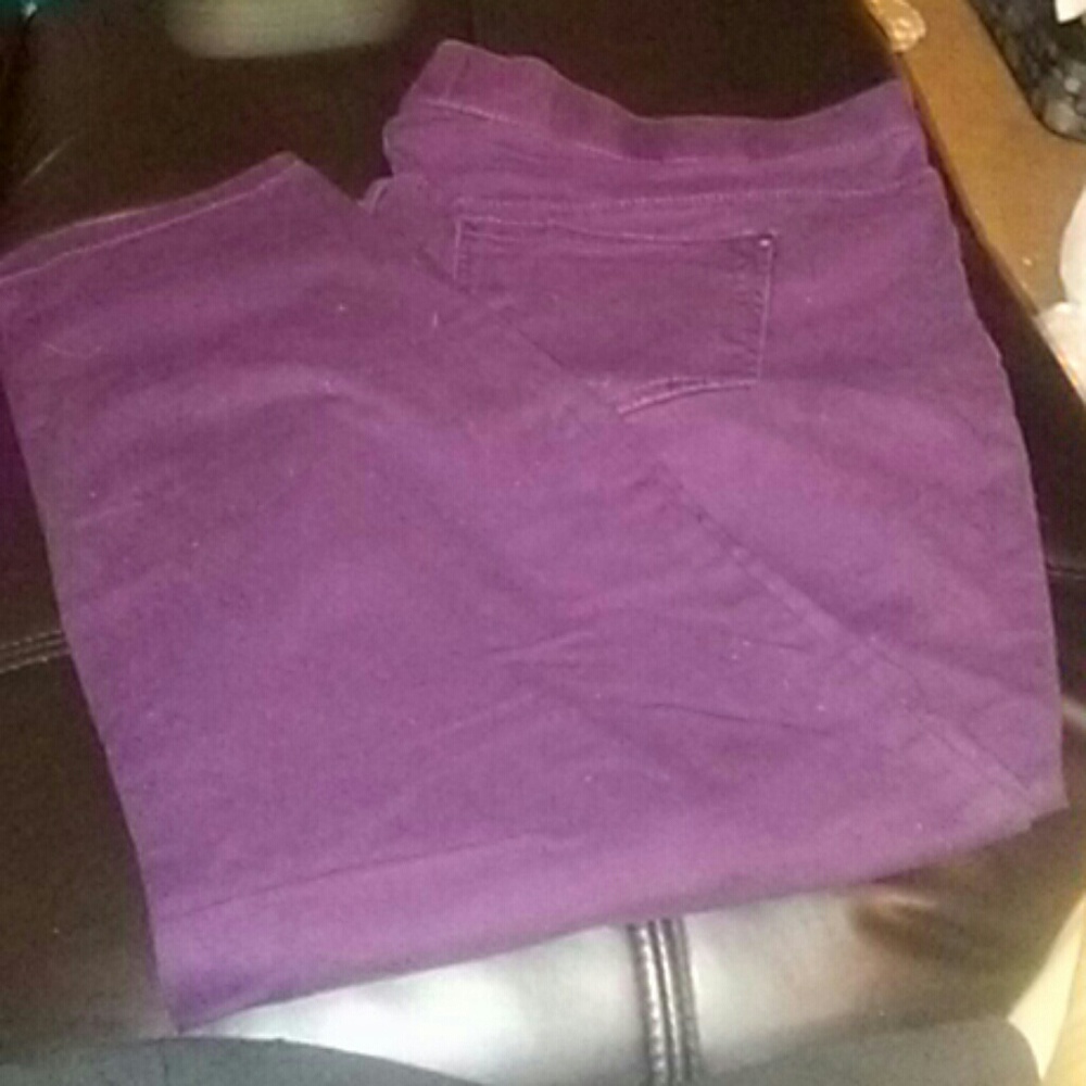 Purple jeans
